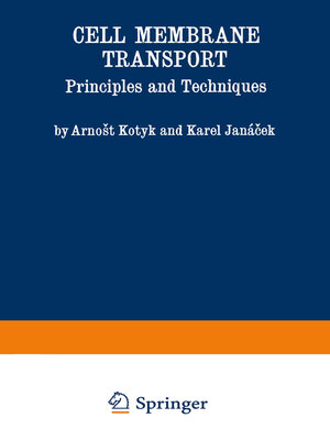 cover image of Cell Membrane Transport